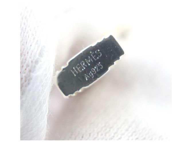 Pendente a forma di chiave motivo Cadena H in SV925 di Hermès - vista 7