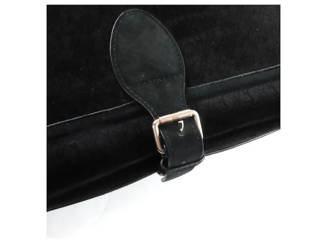 Borsa a Spalla in Velluto Monogramma Saint Laurent Nero - vista 11
