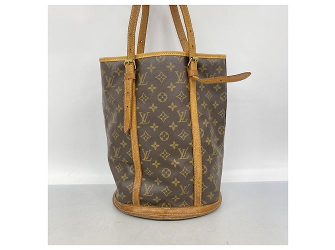 Louis Vuitton Monogram Bucket GM Tote Bag Braun - Ansicht 12