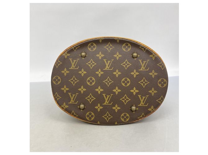 Louis Vuitton Monogram Bucket GM Tote Bag Braun - Ansicht 3