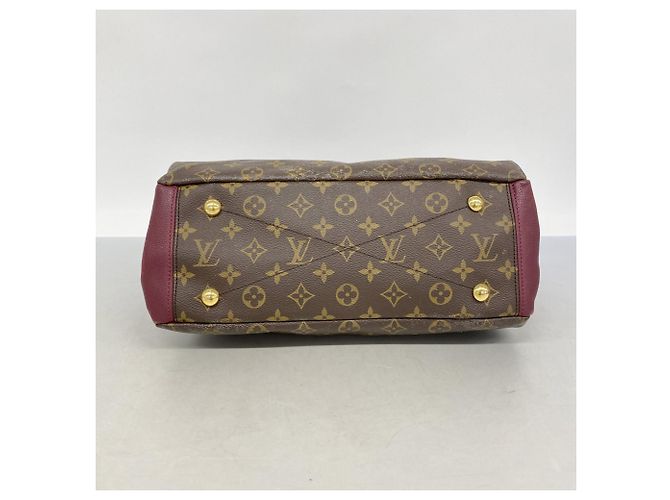 Borsa Tote Pallas Monogram Louis Vuitton M42810 Bordò - vista 3