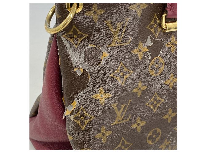 Borsa Tote Pallas Monogram Louis Vuitton M42810 Bordò - vista 6