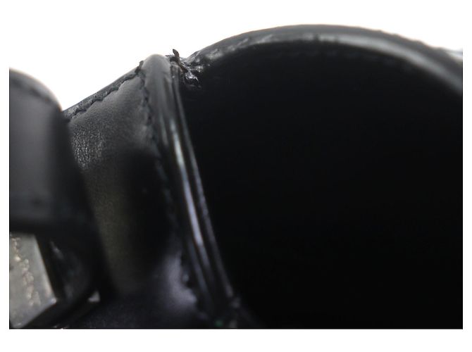 Borsa a tracolla piccola in pelle liscia con logo Saint Laurent Nero - vista 13