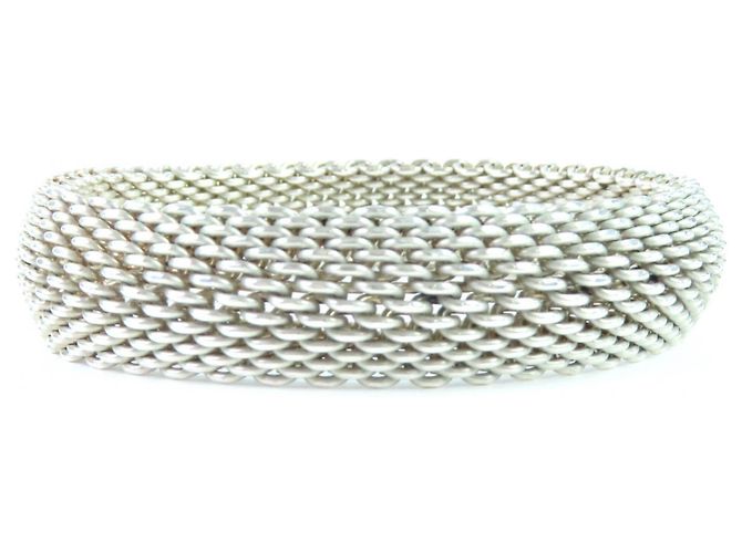 Tiffany & Co Bracciale in rete 925 Tiffany Somerset Argento - vista 6