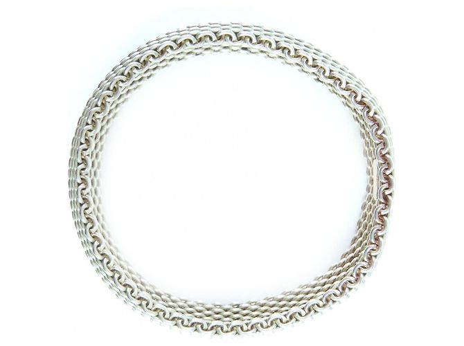 Tiffany & Co Bracciale in rete 925 Tiffany Somerset Argento - vista 7