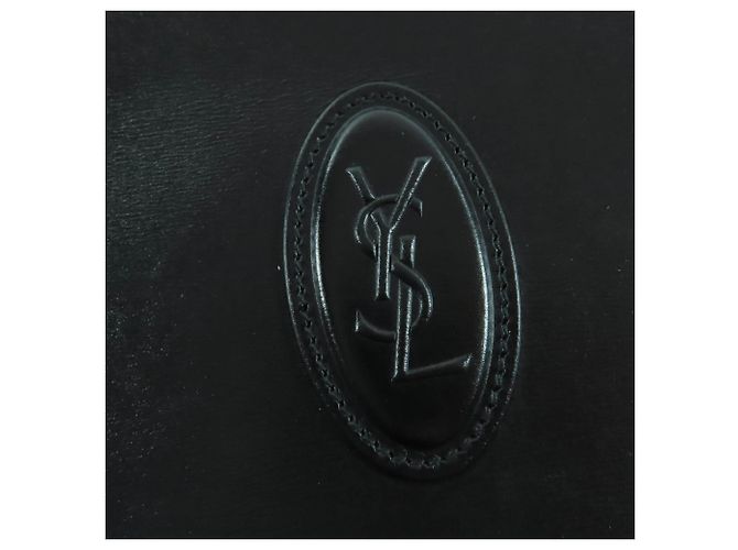 Borsa a spalla in pelle nera Saint Laurent Nero - vista 11