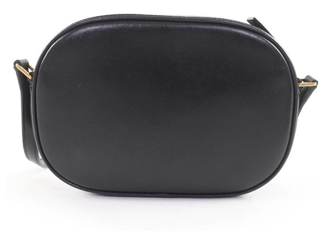 Borsa a spalla in pelle nera Saint Laurent Nero - vista 3