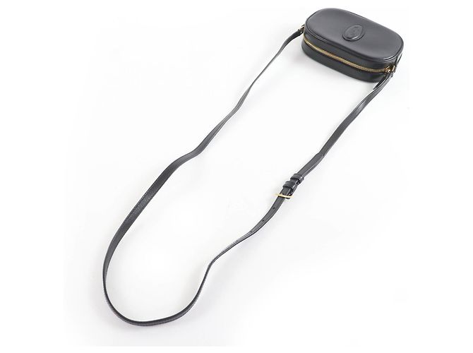 Borsa a spalla in pelle nera Saint Laurent Nero - vista 5