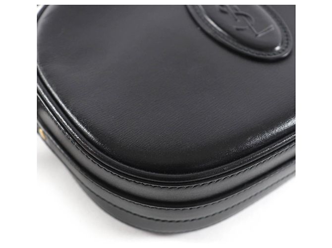 Borsa a spalla in pelle nera Saint Laurent Nero - vista 8