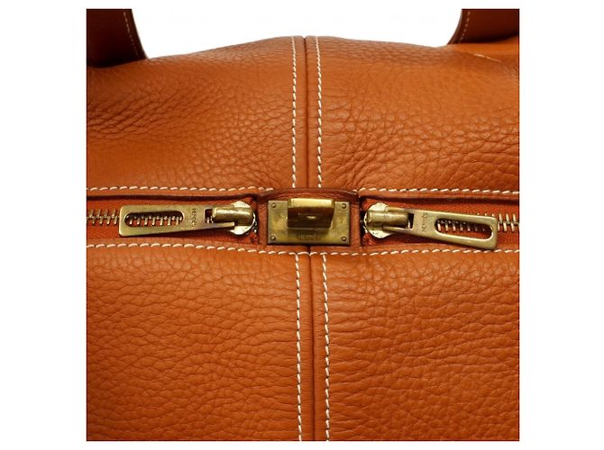 Borsa Boston Victoria 43 di Hermès D'oro - vista 12