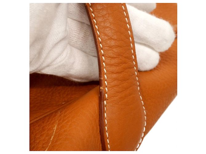 Borsa Boston Victoria 43 di Hermès D'oro - vista 7