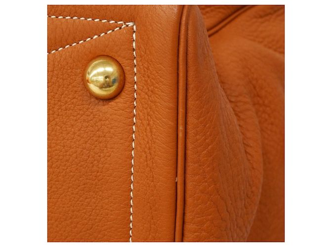 Borsa Boston Victoria 43 di Hermès D'oro - vista 9