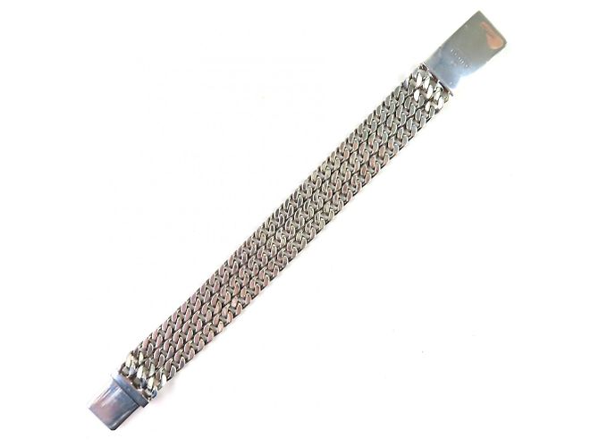 Pulsera charm en plata SV925 con patrón GG y calavera Gucci Ghost - vista 3