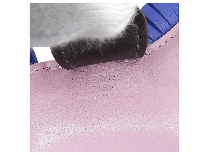Charm Rodeo PM di Hermès in Mauve Sylvestre Blu - vista 8