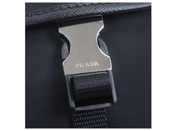 Borsa a tracolla per smartphone in nylon Saffiano di Prada Nero - vista 8