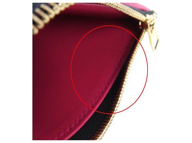 Cartera Compacta Capucines de Louis Vuitton Negro Rosa - vista 14