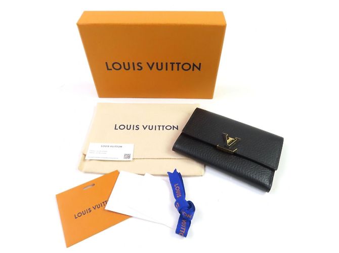 Cartera Compacta Capucines de Louis Vuitton Negro Rosa - vista 2