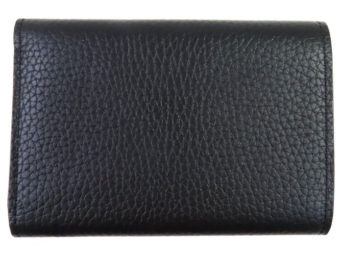 Cartera Compacta Capucines de Louis Vuitton Negro Rosa - vista 3