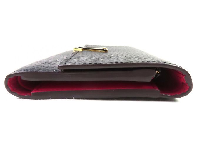 Cartera Compacta Capucines de Louis Vuitton Negro Rosa - vista 4