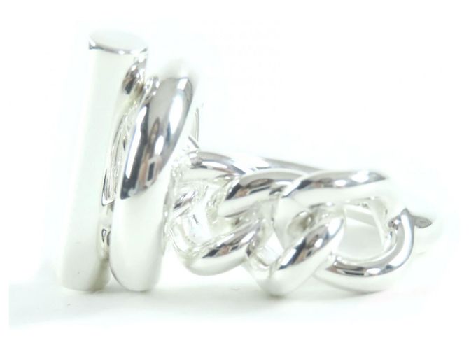 Ring Anello Croisette in Argento Hermès - vista 3
