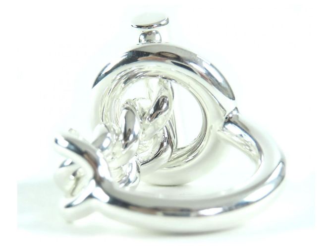 Ring Anello Croisette in Argento Hermès - vista 4