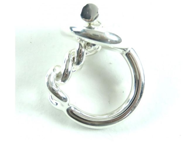 Ring Anello Croisette in Argento Hermès - vista 6