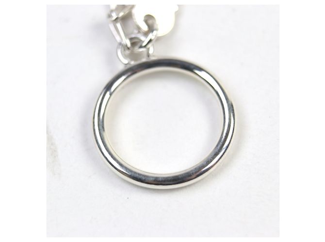 Hermès HERMES Alpha Kelly AG925 Clochette Cadena Double Ring Argento - vista 10