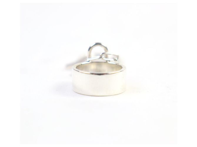 Hermès HERMES Alpha Kelly AG925 Clochette Cadena Double Ring Argento - vista 4