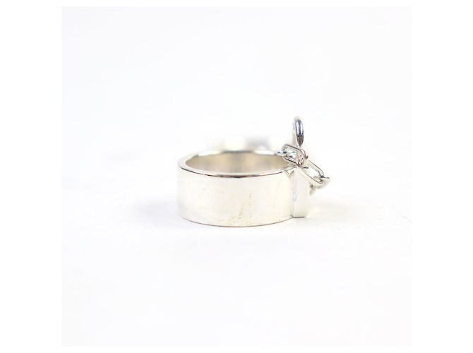 Hermès HERMES Alpha Kelly AG925 Clochette Cadena Double Ring Argento - vista 5
