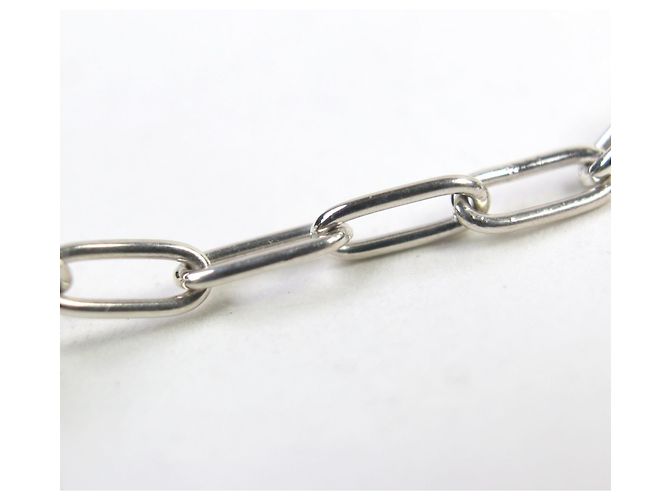 Hermès HERMES Alpha Kelly AG925 Clochette Cadena Double Ring Argento - vista 8