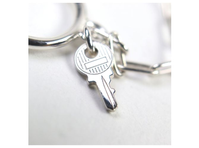 Hermès HERMES Alpha Kelly AG925 Clochette Cadena Double Ring Argento - vista 9