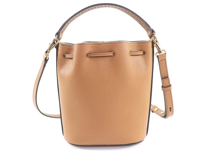 Borsa a secchiello 2 in 1 in pelle marrone Tod's - vista 3