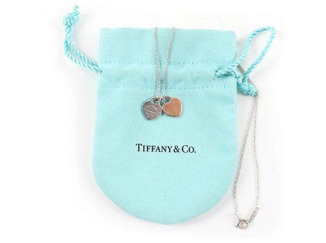 Return to Tiffany Collana Ritorno al Tag a Doppio Cuore di Tiffany & Co. Argento D'oro - vista 2