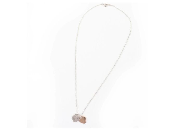 Return to Tiffany Collana Ritorno al Tag a Doppio Cuore di Tiffany & Co. Argento D'oro - vista 3