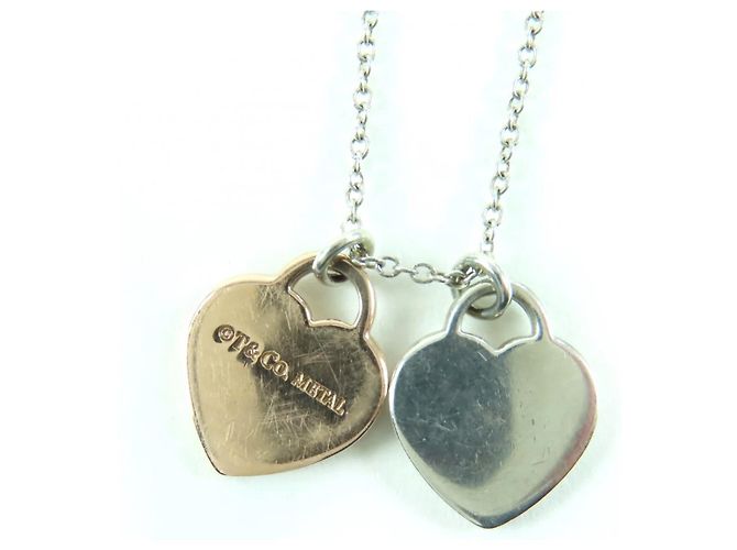 Return to Tiffany Collana Ritorno al Tag a Doppio Cuore di Tiffany & Co. Argento D'oro - vista 5