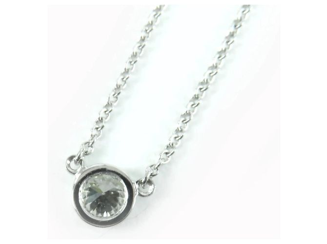 Collana in platino e diamanti By the Yard di Elsa Peretti di Tiffany & Co. Argento - vista 3
