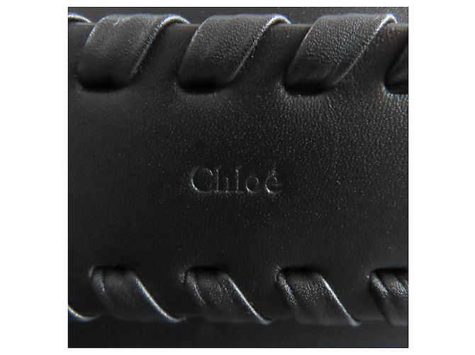Borsa a Spalla in Pelle NACHA di Chloé in Nero - vista 10