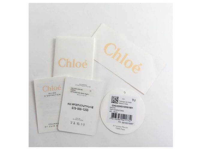 Borsa a Spalla in Pelle NACHA di Chloé in Nero - vista 16