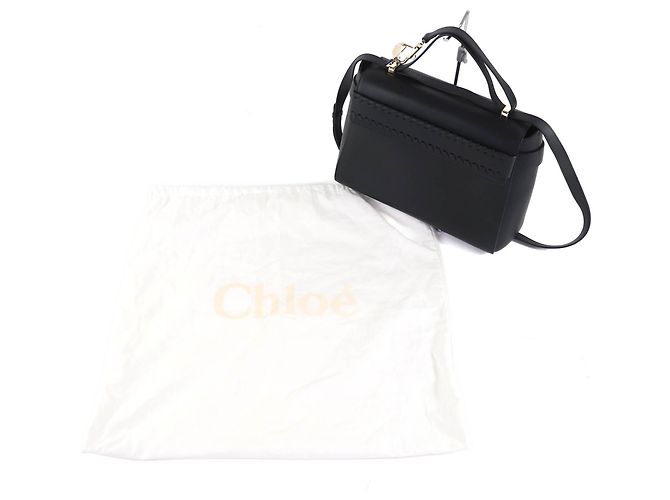 Borsa a Spalla in Pelle NACHA di Chloé in Nero - vista 2
