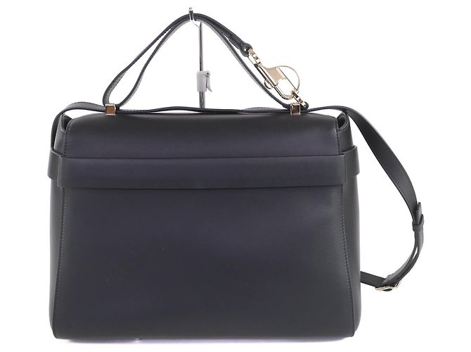 Borsa a Spalla in Pelle NACHA di Chloé in Nero - vista 3