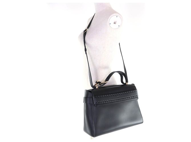 Borsa a Spalla in Pelle NACHA di Chloé in Nero - vista 4