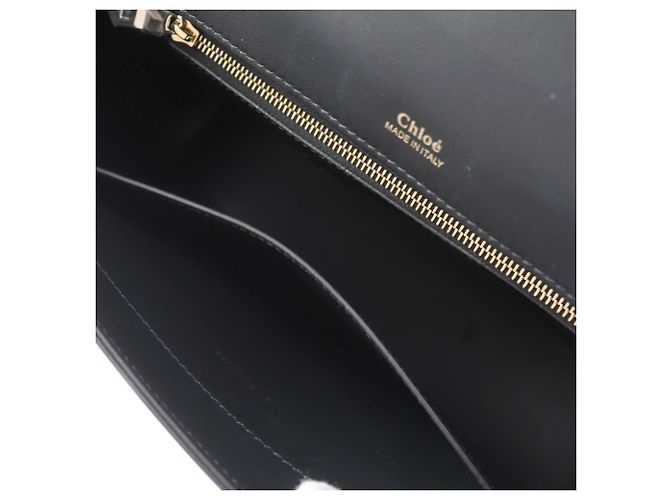 Borsa a Spalla in Pelle NACHA di Chloé in Nero - vista 9