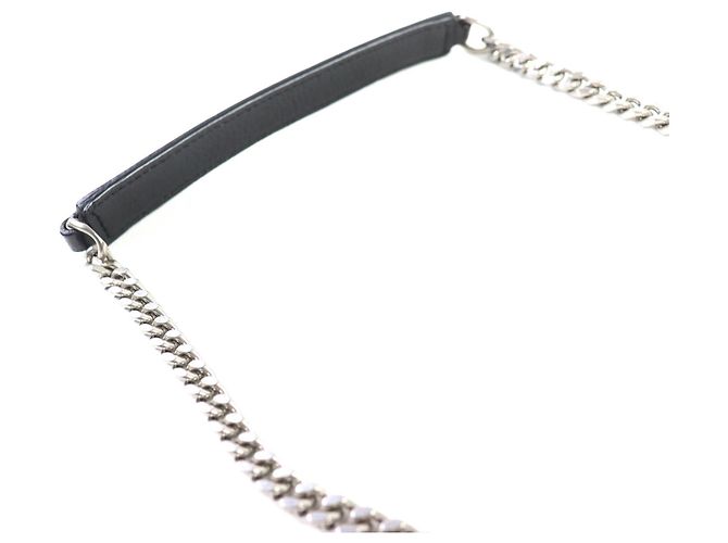 Borsa a Spalla in Pelle Classic Baby Chain di Saint Laurent Nero - vista 8