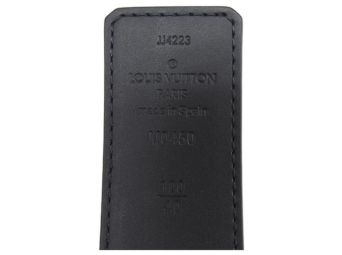 Gürtel aus Monogram Eclipse Canvas und Leder von Louis Vuitton Monogramm - Ansicht 9