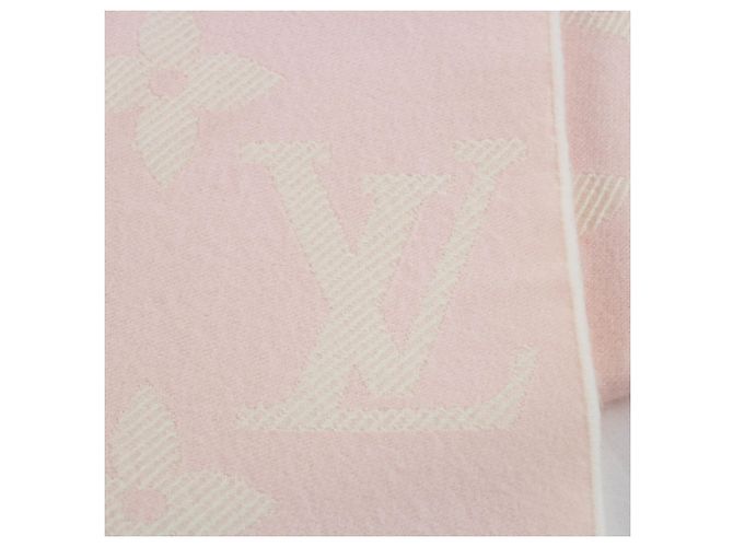 Sciarpa Frangia Preziosa Essenziale Drago Louis Vuitton Rosa Bianco sporco - vista 7