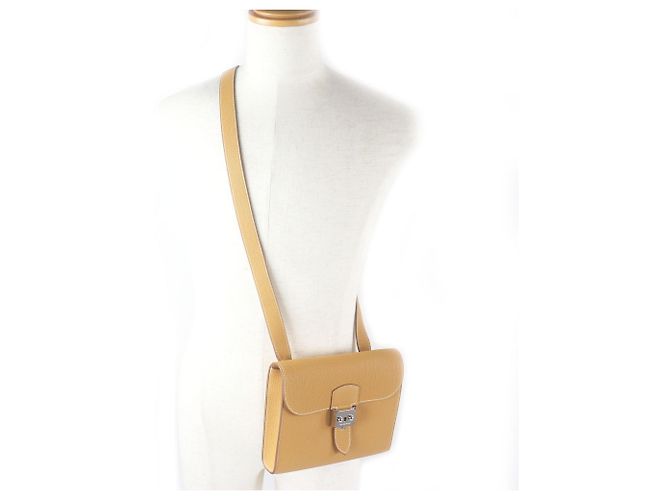 Sac à dépêches Hermès HERMES Borsa Dépêches 21 in pelle Togo a spalla - vista 3