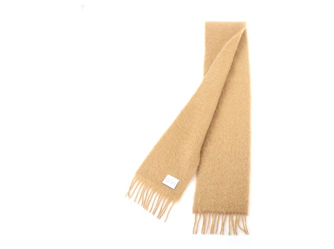 Sciarpa in misto mohair e lana Loewe Marrone - vista 2