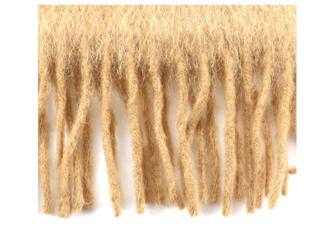 Sciarpa in misto mohair e lana Loewe Marrone - vista 4