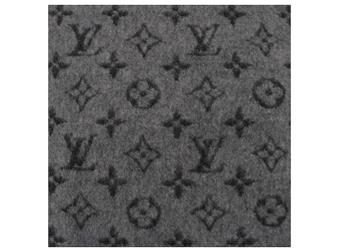 Sciarpa in cashmere e lana Monogram Gradient Louis Vuitton Marrone Nero - vista 5