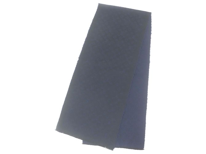 Stola Monogram in Cashmere Louis Vuitton Nero Blu navy - vista 3